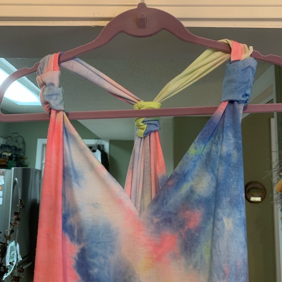 Bobbie Brooks cover up size Med- Tie Dye, Adjustable- Very cute. EUC - Picture 4 of 14